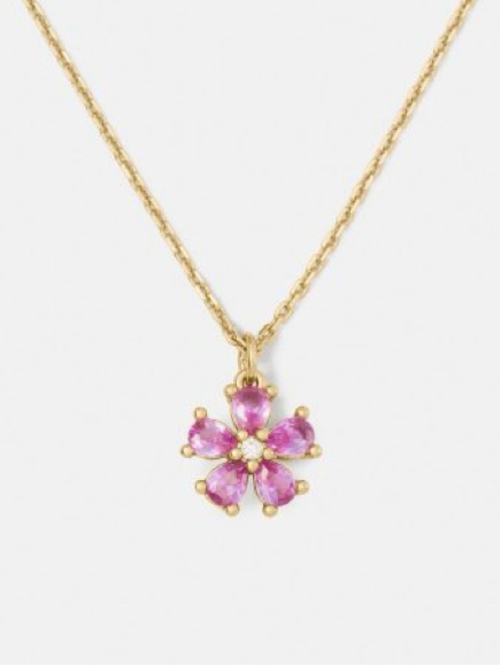 Kate Spade โYour a gemโ fuschia pendant